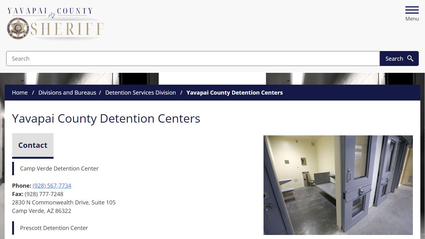 Yavapai County Detention Centers - YCSOAZ.gov